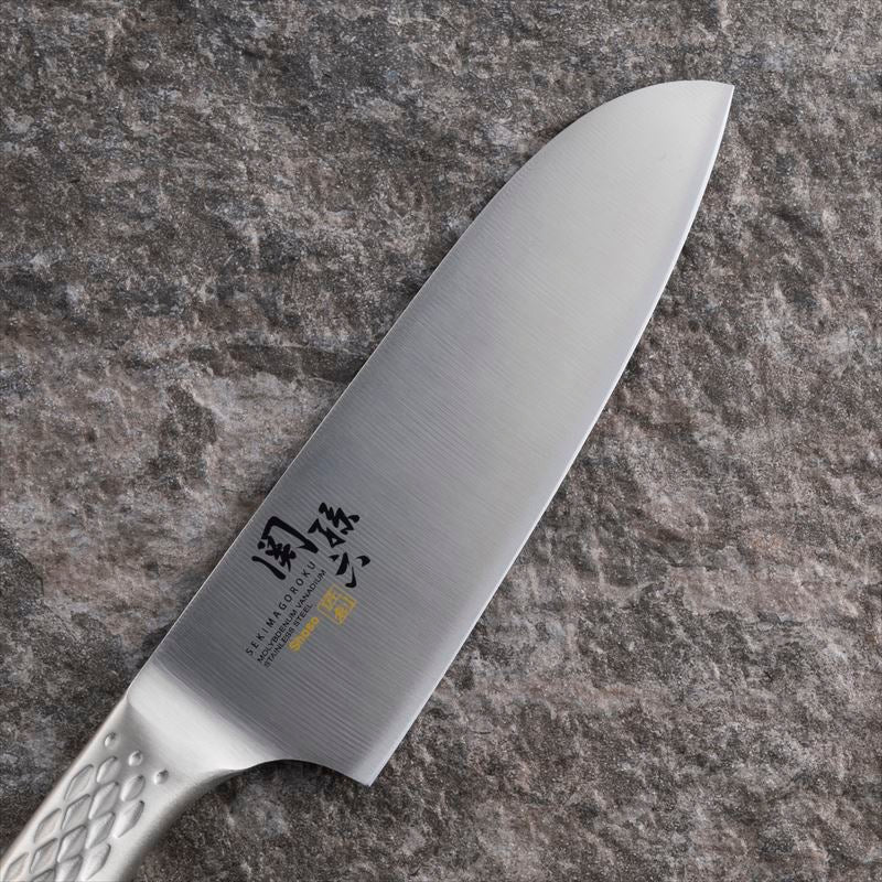 貝印 Kai - 日本製關孫六｜不鏽鋼一體成形｜三德刀 145mm - 平行進口