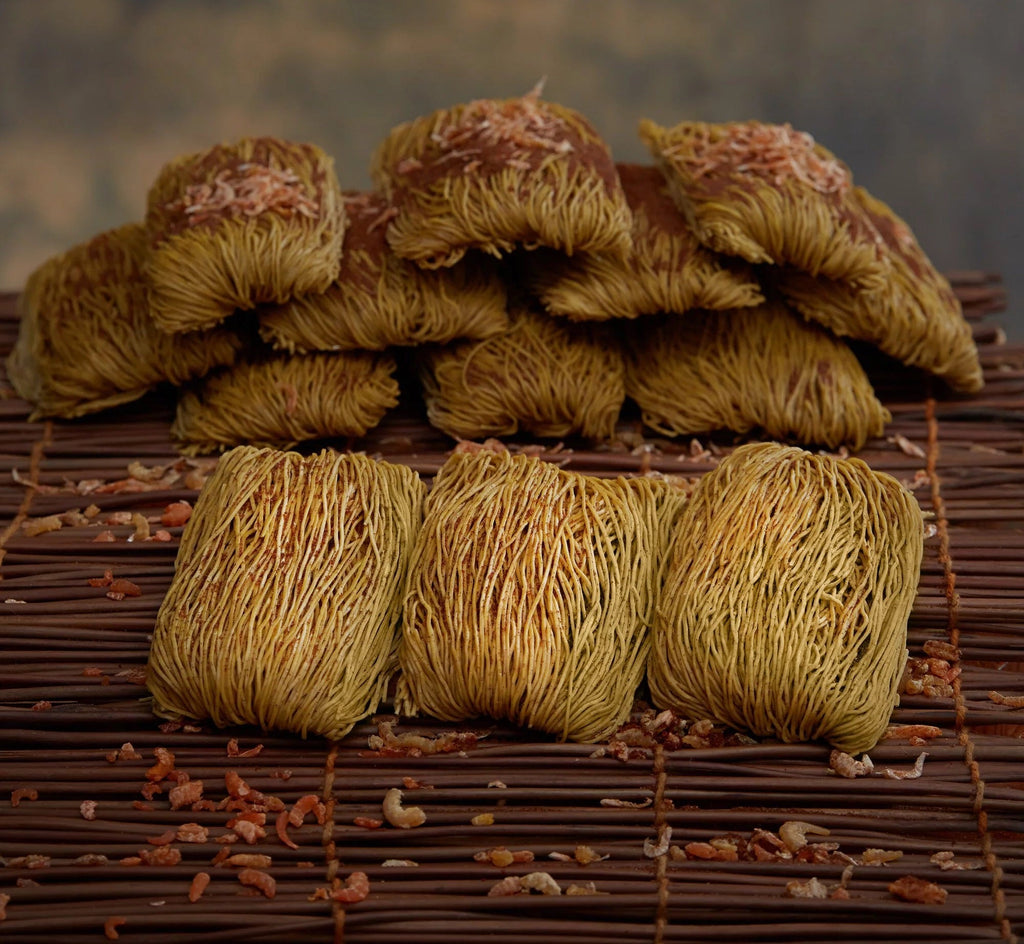 永樂粉麵廠 - 特濃蝦子麵（12隻裝）｜粗／幼 麵可選