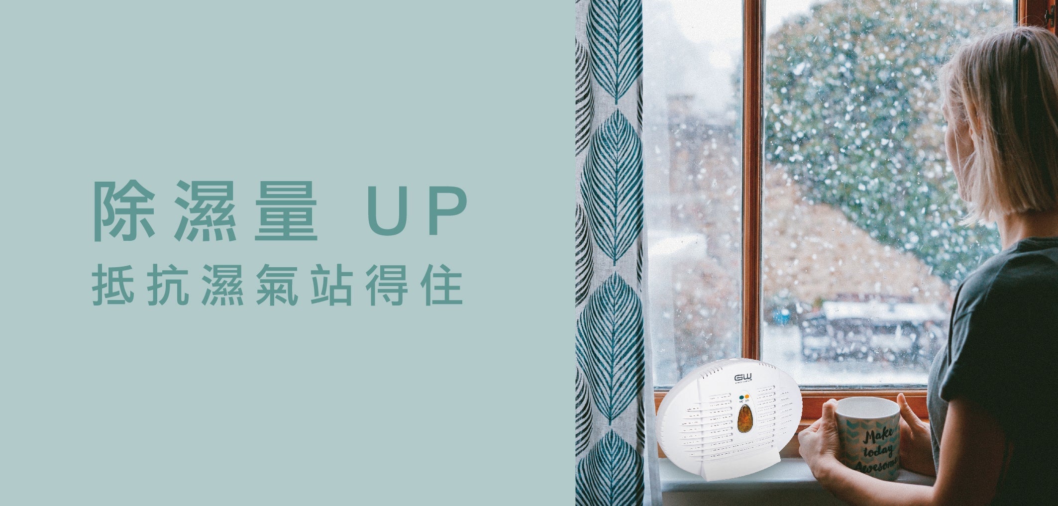 Good Worth -  無線慳位除濕機 150ml +/- 10%｜附電插 - 加熱還原後循環使用