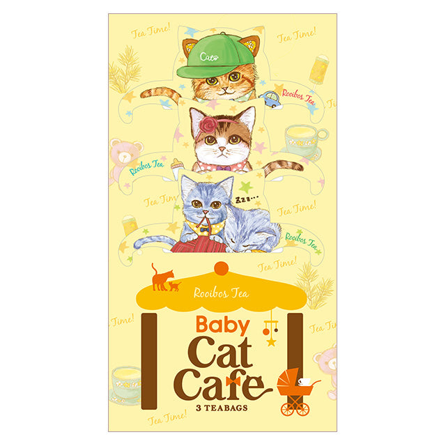 Hook Tea - Baby Cat Cafe 南非博士茶 Rooibos Tea 3入 - 平行進口 食用日期：2026年12月1日