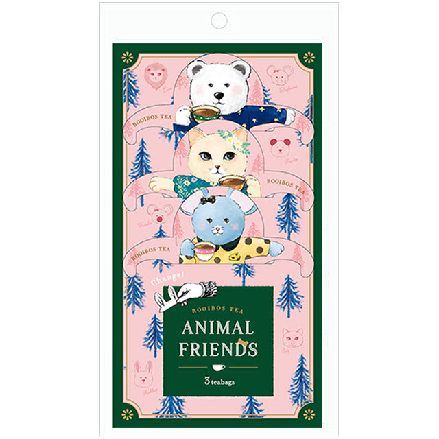 Hook Tea - Animal Friends 南非博士茶 Rooibos Tea 3入｜無咖啡因版 - 平行進口 食用日期：2026年11月1日