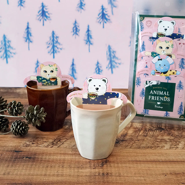 Hook Tea - Animal Friends 南非博士茶 Rooibos Tea 3入｜無咖啡因版 - 平行進口 食用日期：2026年11月1日