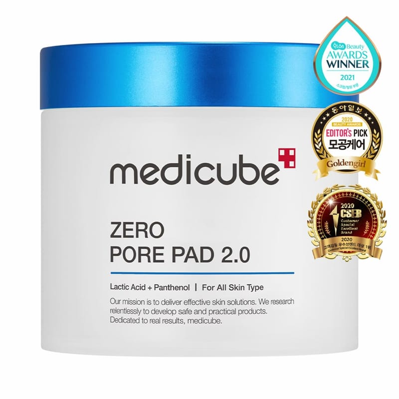 medicube - ZERO毛孔爽膚棉 2.0 70片 - 平行進口
