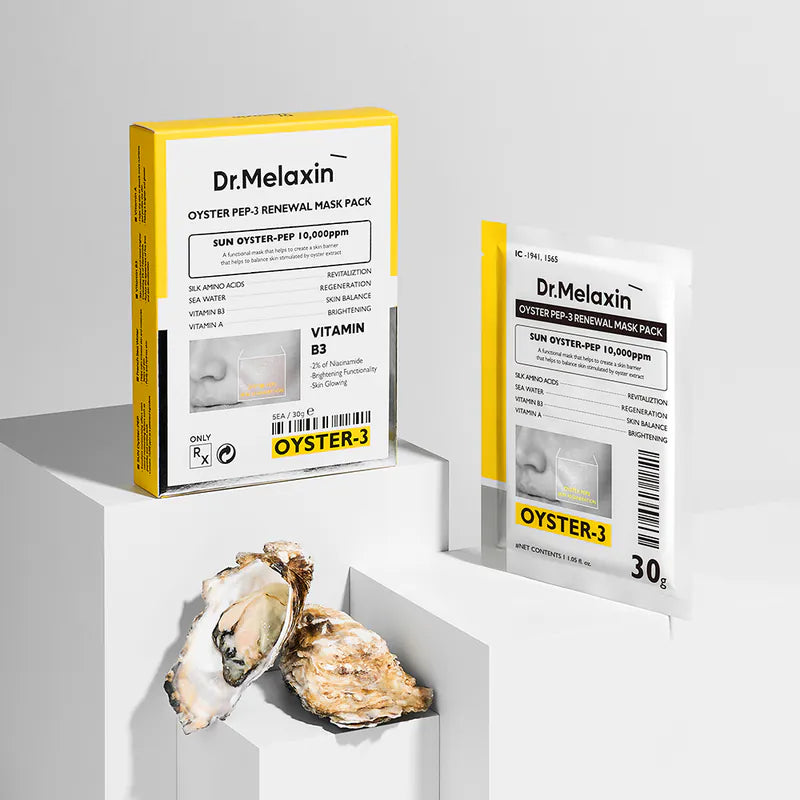 Dr. Melaxin - Oyster 逆齡再生保濕面膜 5片 - 平行進口