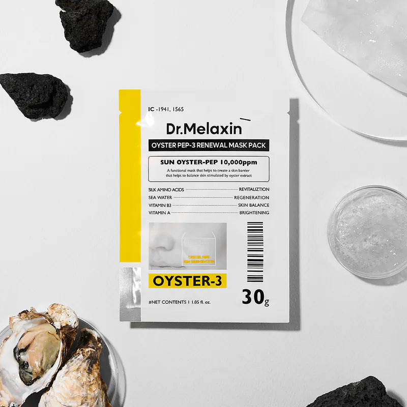 Dr. Melaxin - Oyster 逆齡再生保濕面膜 5片 - 平行進口