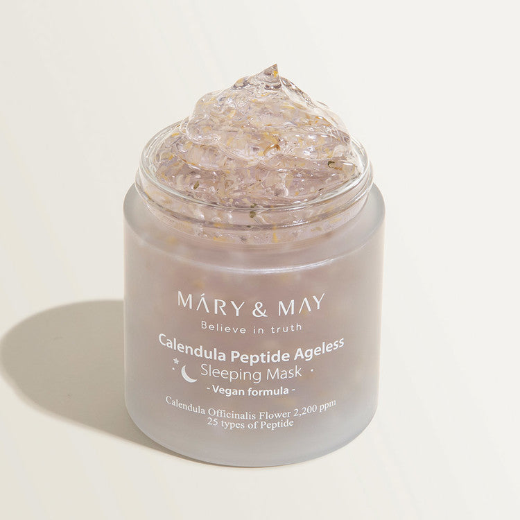 Mary & May - 純素金盞花肽抗衰老睡眠凍膜 125g - 平行進口