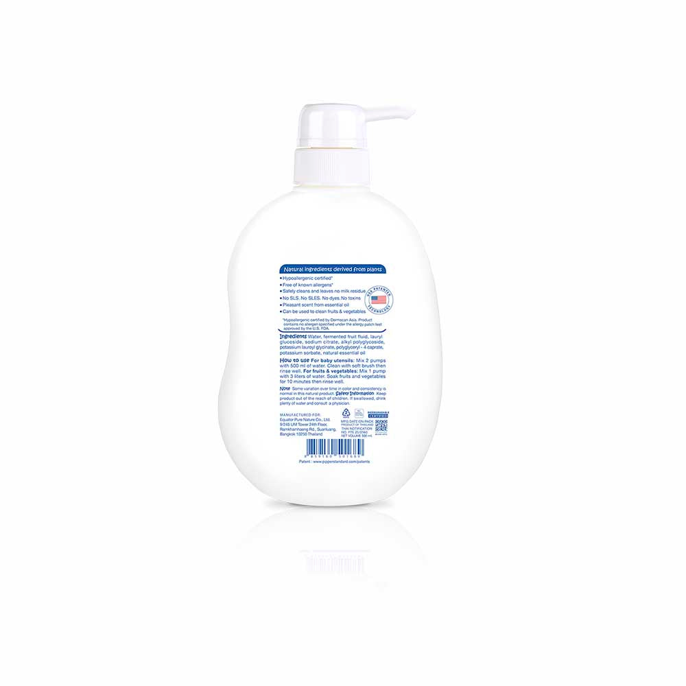 PiPPER Standard - 天然菠蘿酵素嬰兒餐具及蔬果清潔劑 500ml