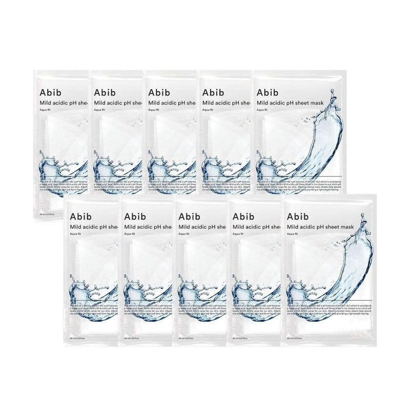 Abib  - 弱酸性水庫補水面膜 Aqua Fit 30ml x 10片 - 平行進口