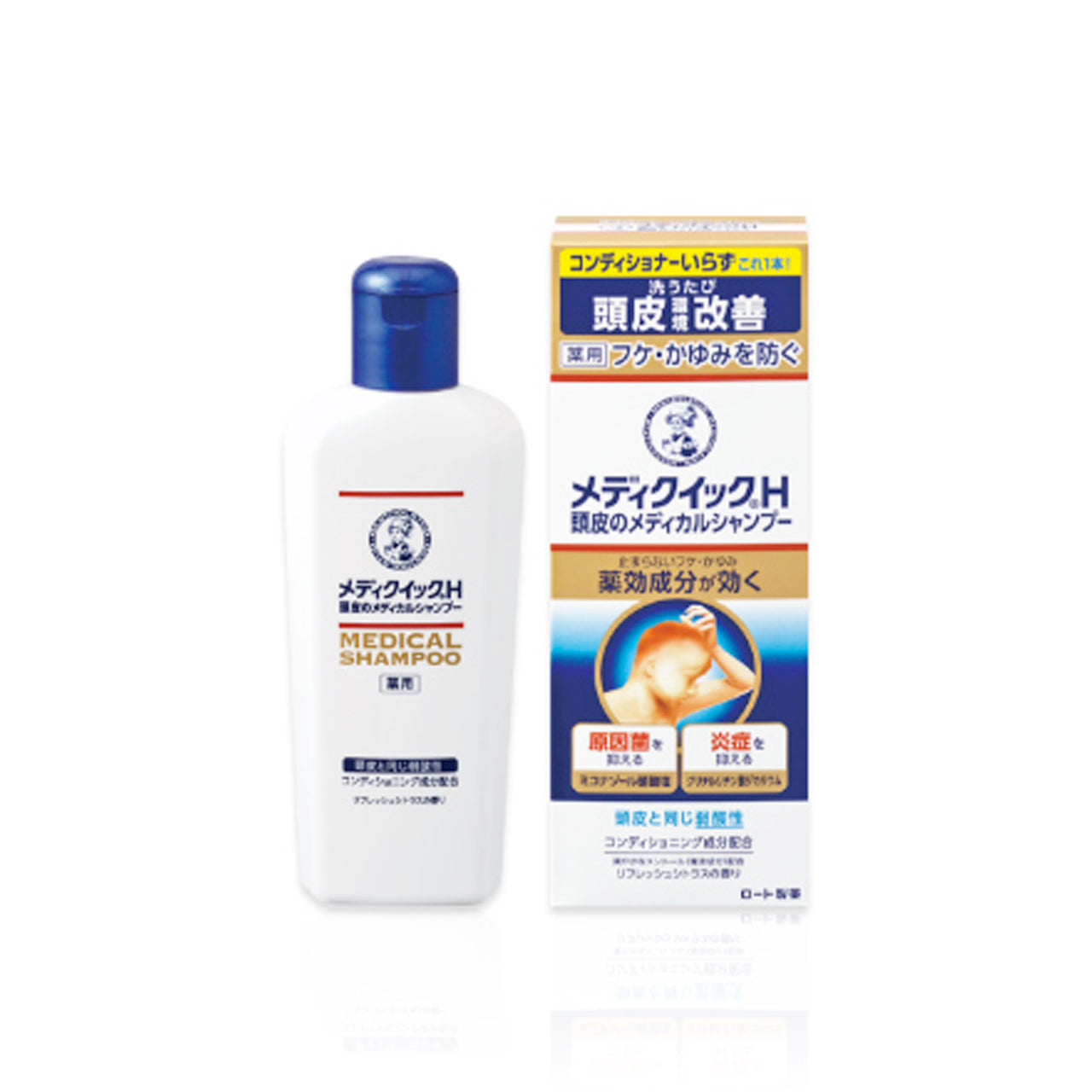 樂敦 - Medi Quick H 頭皮濕疹治療洗頭水 200ml/ 320ml - 平行進口