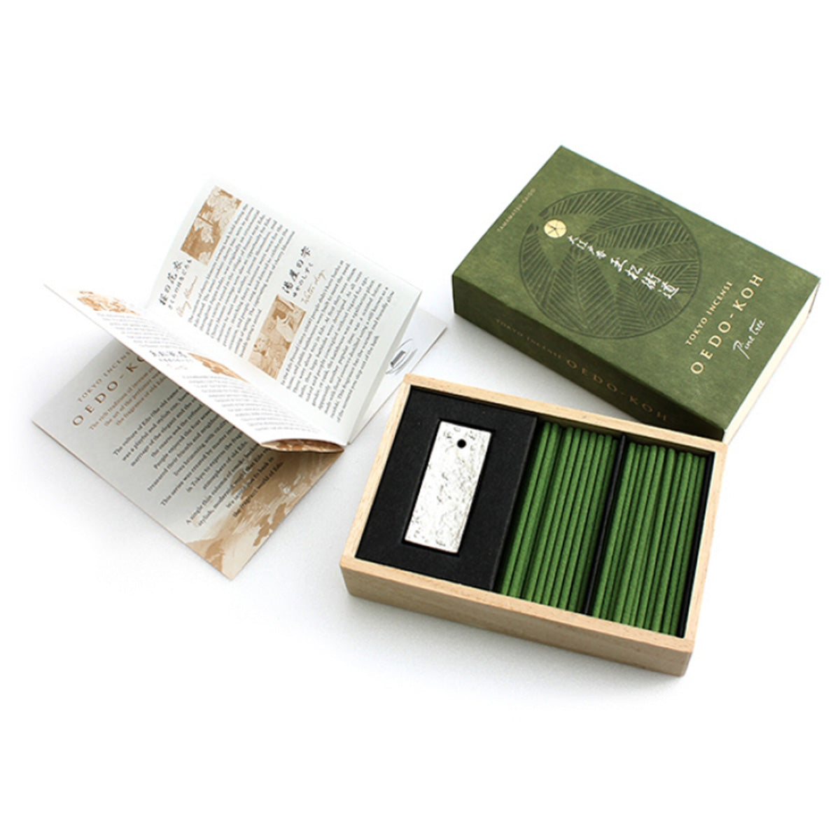 日本香堂 - 大江戶香｜玉松街道 香氣線香｜60支 42g 連香架 - 平行進口