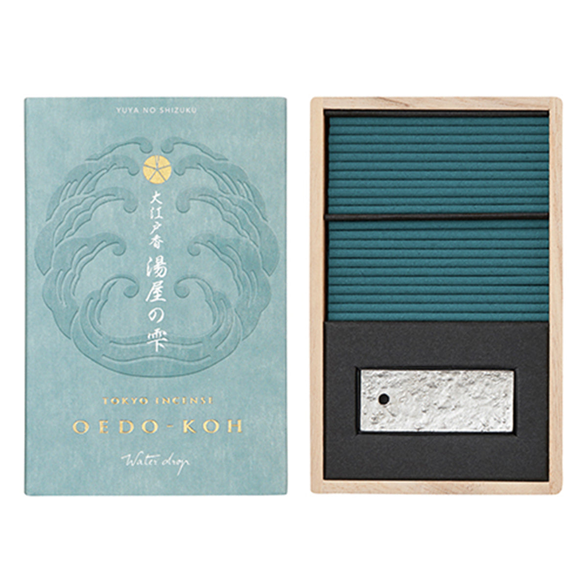 日本香堂 - 大江戶香｜江戶湯屋之泉 香氣線香｜60支 42g 連香架 - 平行進口