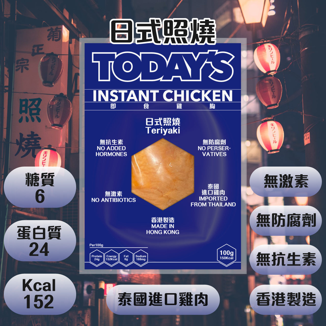 Today's Food Lab - 日式照燒即食雞胸 100g