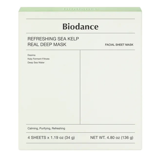 Biodance - 鎮靜補水深層面膜 4片 - 平行進口