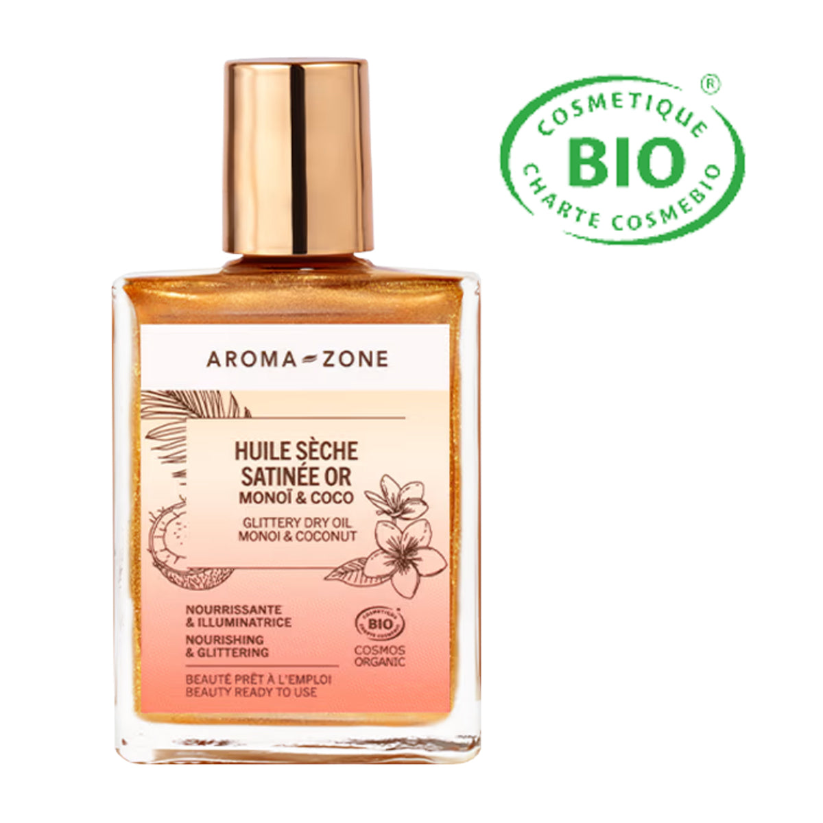 Aroma Zone - 有機晶亮全效護理油 (臉、身體及頭髮) 50ml - 平行進口