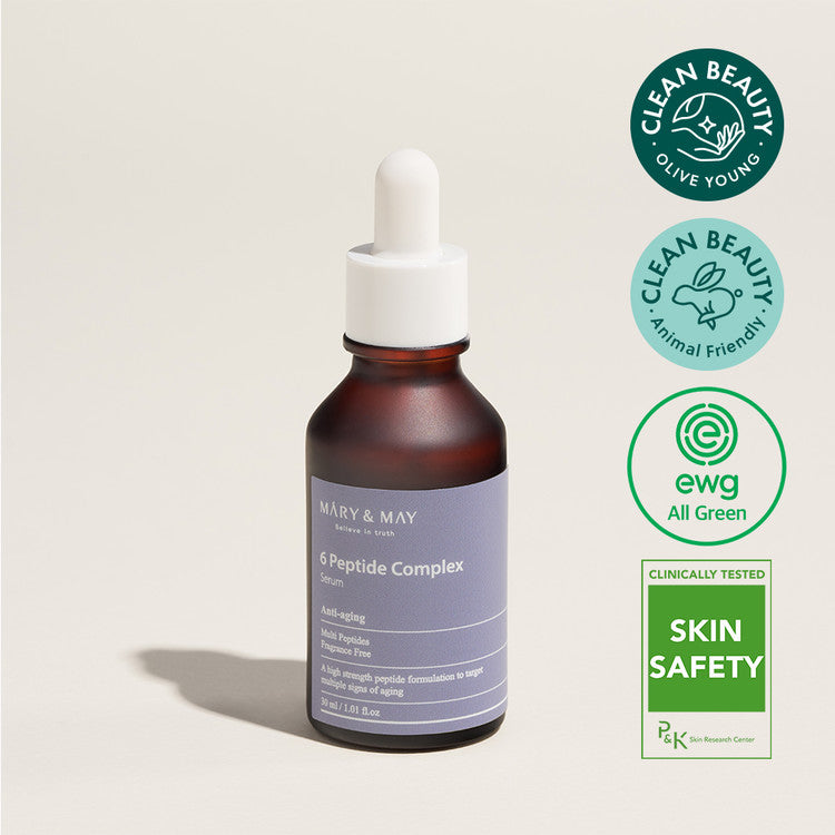 Mary & May - 六勝肽復合精華 30ml | Vegan 純素配方 30ml - 平行進口