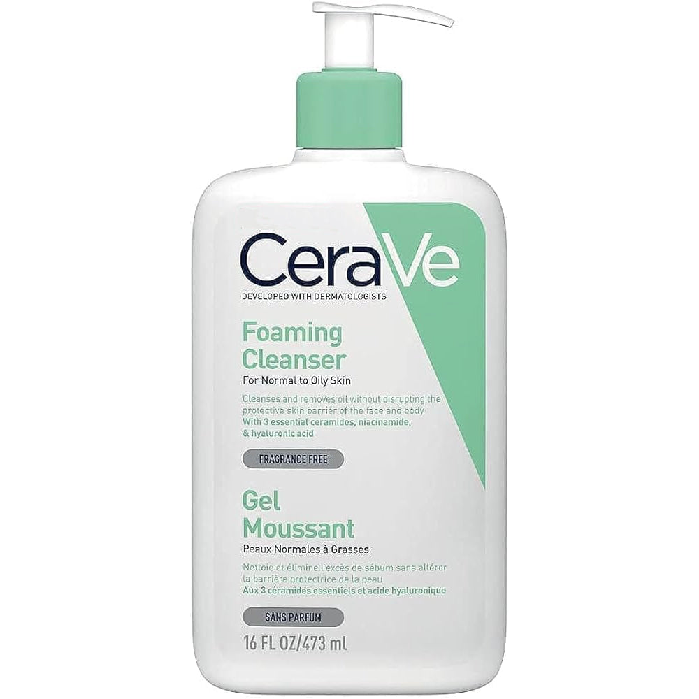 CeraVe - 清爽泡沫潔膚露 Foaming Cleanser 473ml (包裝隨機）- 平行進口