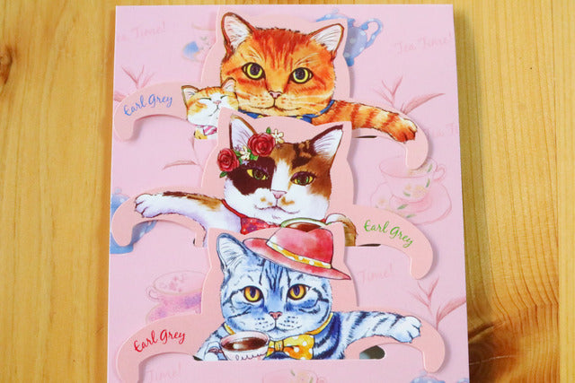 Hook Tea - Cat Cafe 伯爵茶包 3入 - 平行進口 食用日期：2026年1月1日