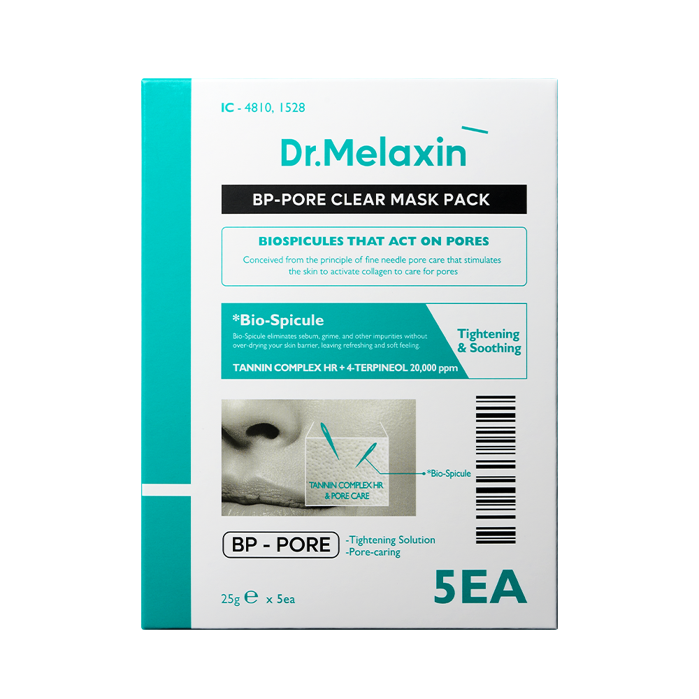 Dr. Melaxin - BP 還原零孔煥膚面膜 5片 - 平行進口