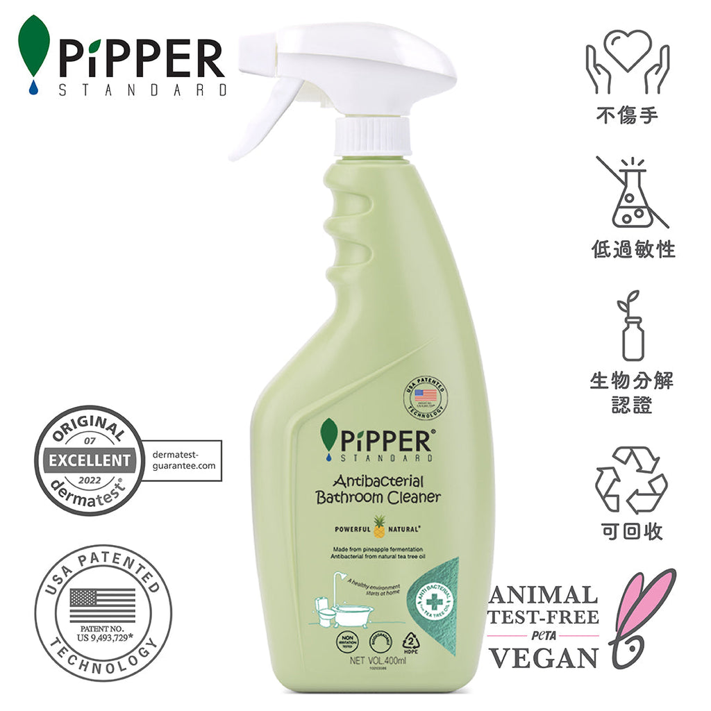 PiPPER Standard - 【抗菌】鳳梨酵素抗菌浴廁清潔劑 400ml｜茶樹香