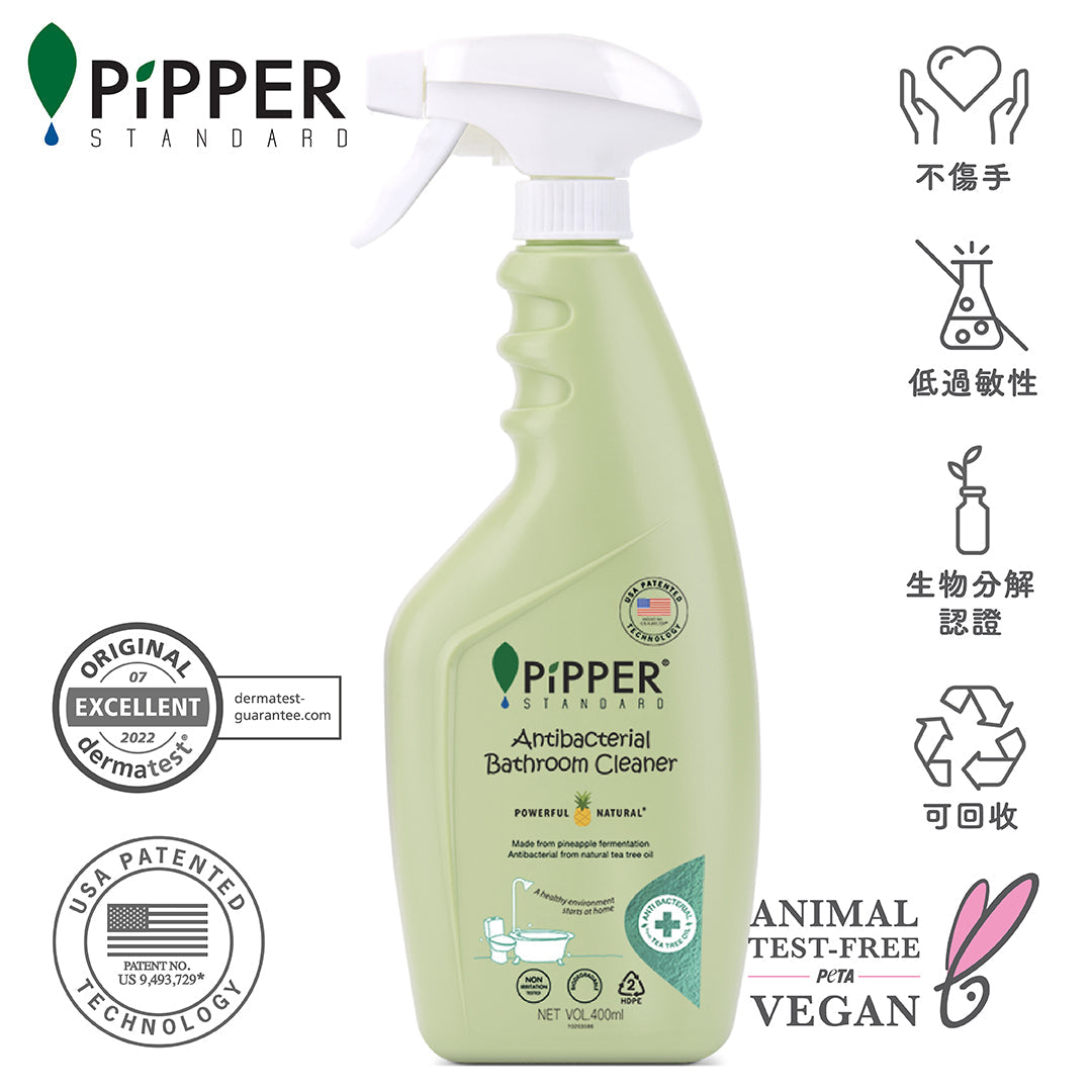 PiPPER Standard - 【抗菌】鳳梨酵素抗菌浴廁清潔劑 400ml｜茶樹香