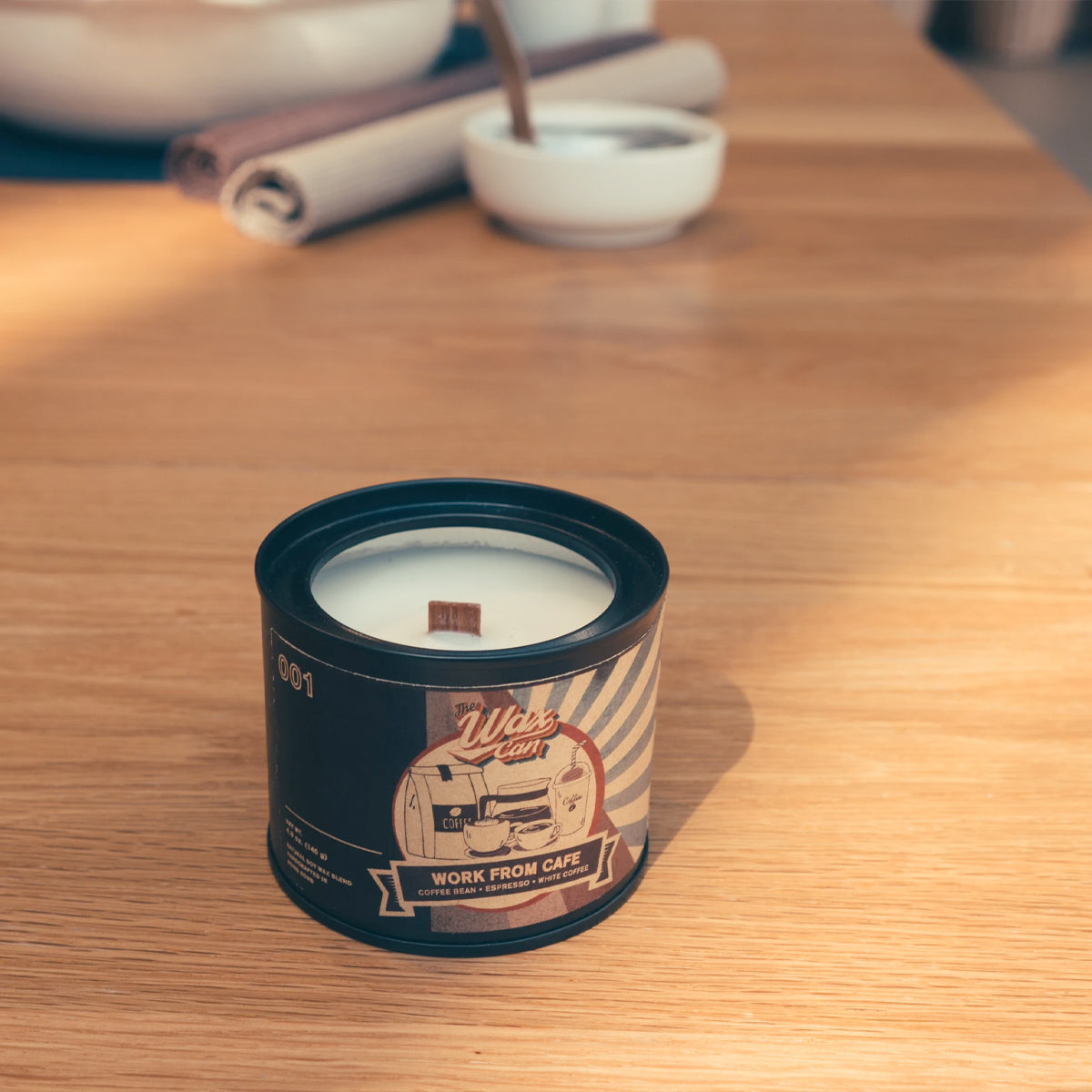 The Wax Can - 香港製造｜Work From Cafe 在咖啡店工作｜香薰蠟燭 140g
