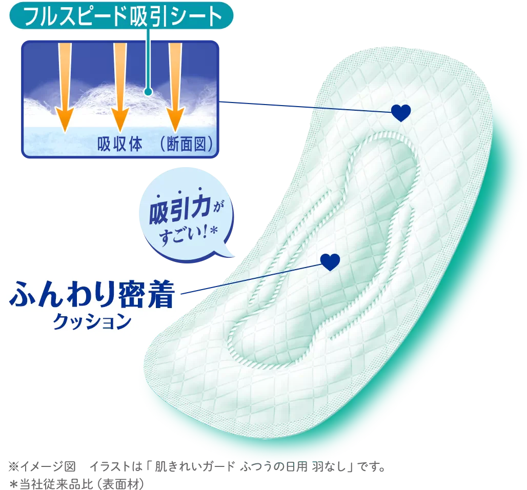 Kao 花王 - 樂而雅超薄純棉衛生巾｜無翼｜日用 20.5cm 28片｜2包裝 - 平行進口